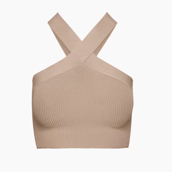 Aritzia Tops - Babaton Sculpt Knit Cross Tank